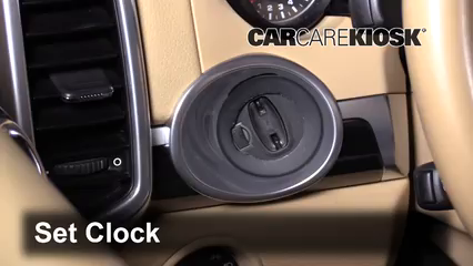 2013 Porsche Cayenne 3.6L V6 Horloge Régler l'horloge